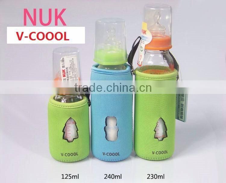 baby bottle cover/baby bottle holder/neoprene milk bottle holder