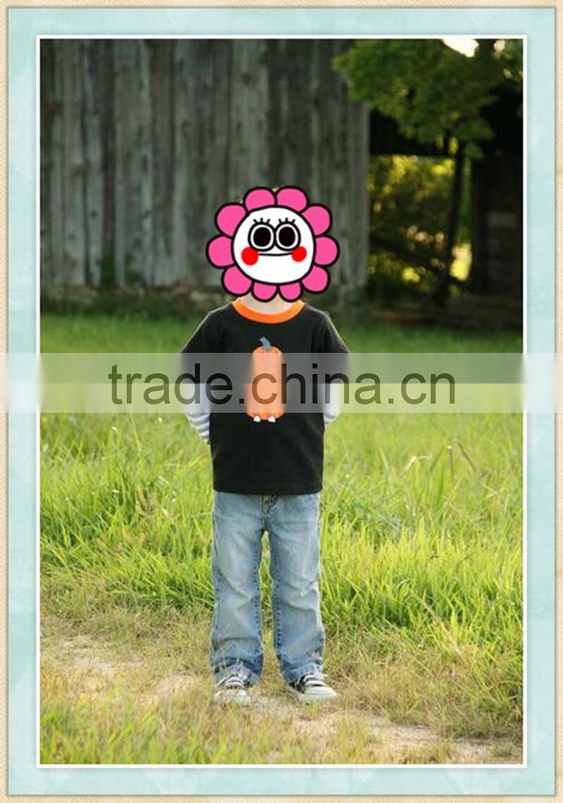 2017 wholesale latest boys fashion designer clothing designs Halloween owl print outfit