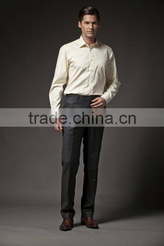 2015 latest formal shirt designs for men 100% cotton