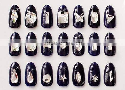 flat back drop rhinestones bling nail art rhinestones