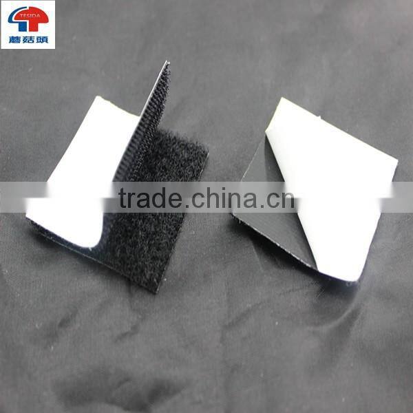 100% nylon various size hook and loop with adhesive on back