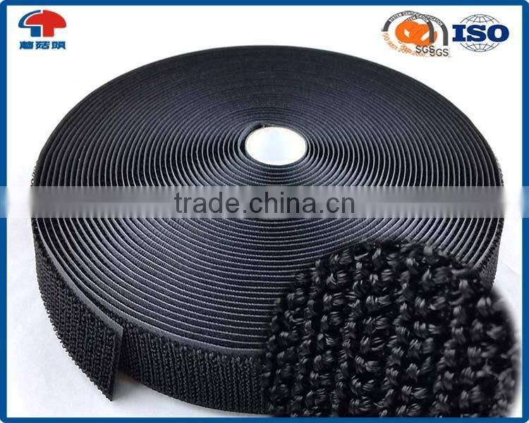 Colorful soft unnaped hook and loop