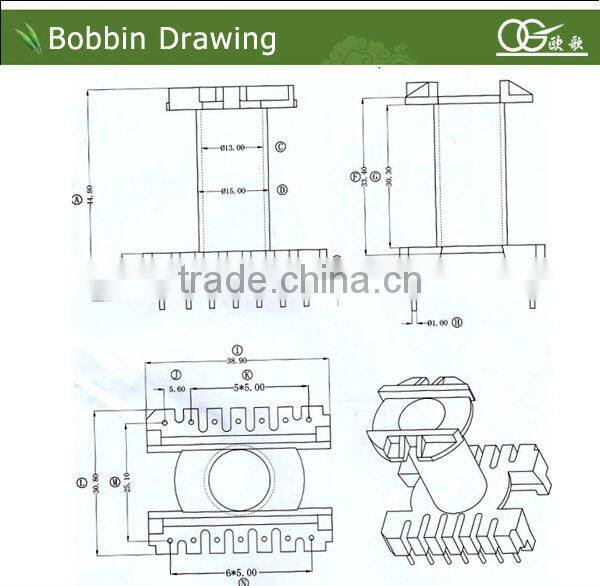 ER3901 copper coil for transformer