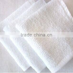 100% cotton solid piece dyed wash cloth - washcloth