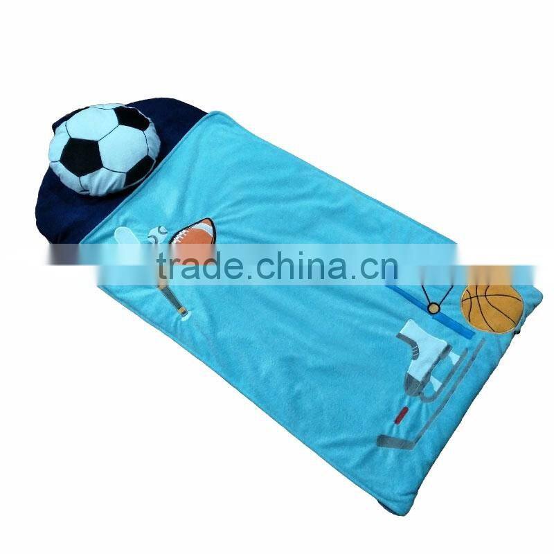 velboa baby embroidery all over blanket 4 in 1 school sleep mat pillow blanket cover mat 3 in 1 nap mat