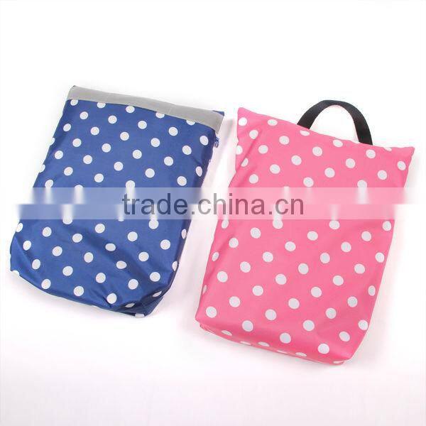 Good quality folding polka dot raincoat