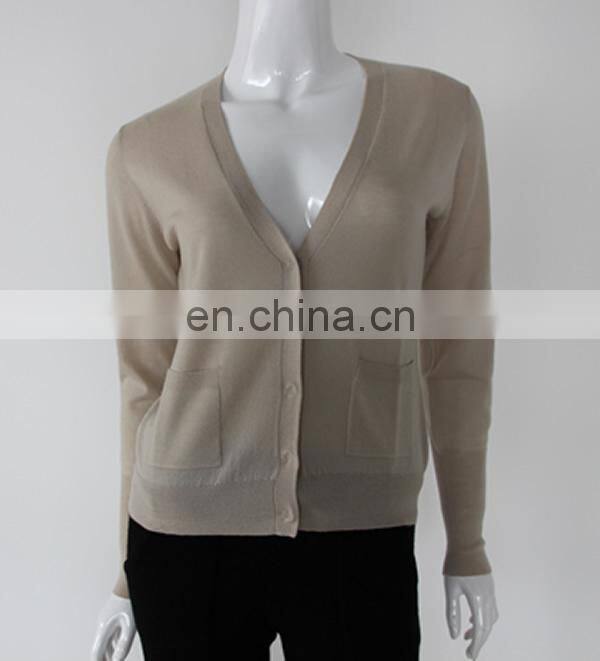 factory wholesale ladies cashmere cardigans with very fair price