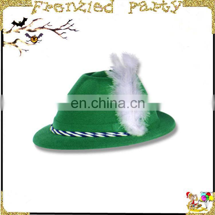 Alpine Hat with Feather Economy hat manufacturer FGH-1002