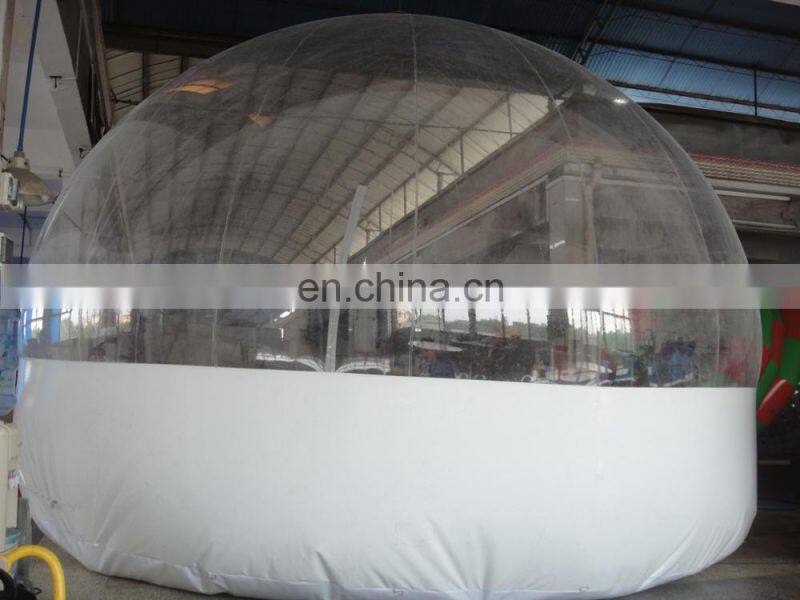 Top quality PVC material inflatable transparent lodge tent for event bubble tent for event,romantic clear multi-room tent
