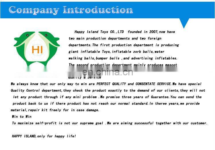 HI 3m DIA 1.0mm Inflatable Water Ball Water Walking Ball For Rental