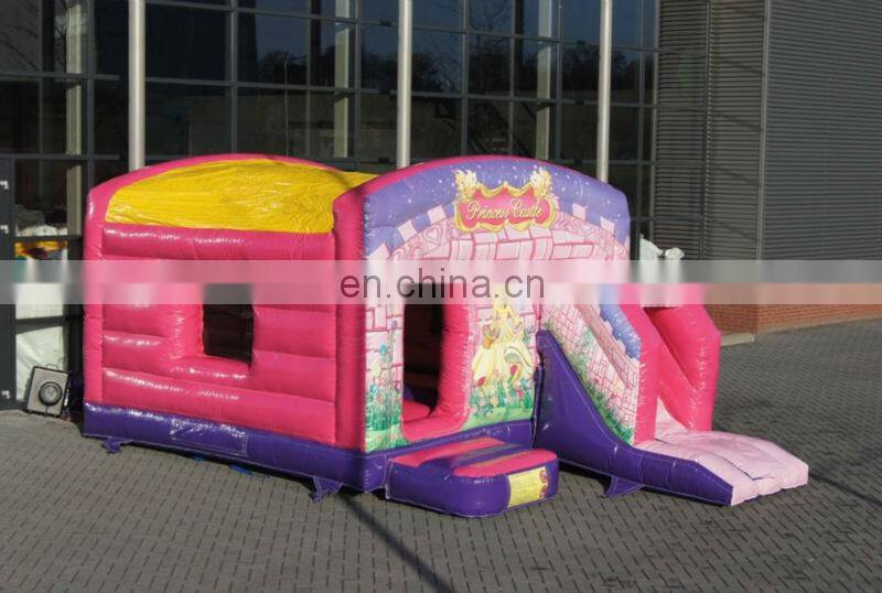 Princess inflatable pink combo