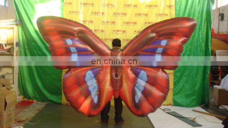 inflatable silver wings