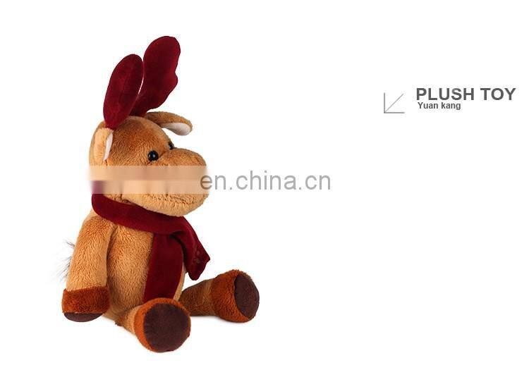 christmas gifts plush stuffed deer toy for kids