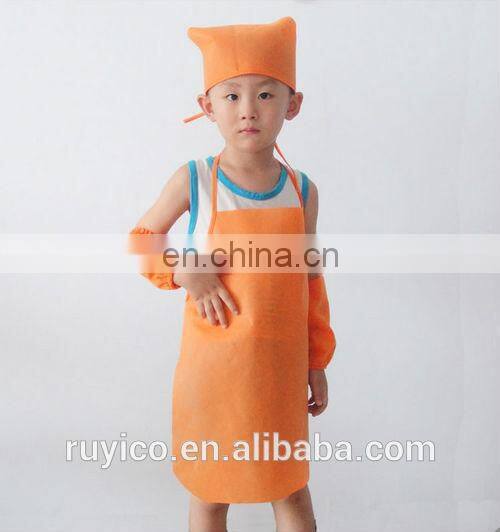 nice printed waterproof kids apron / children drawing apron