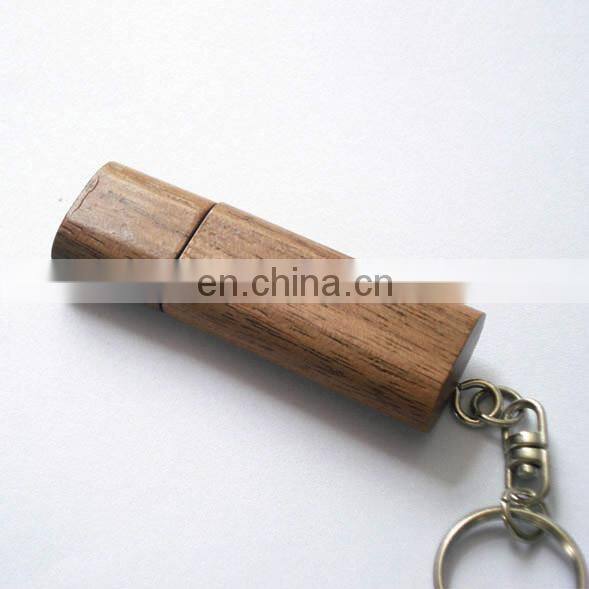 2016 New design 16gb wood usb memory keychain in low price