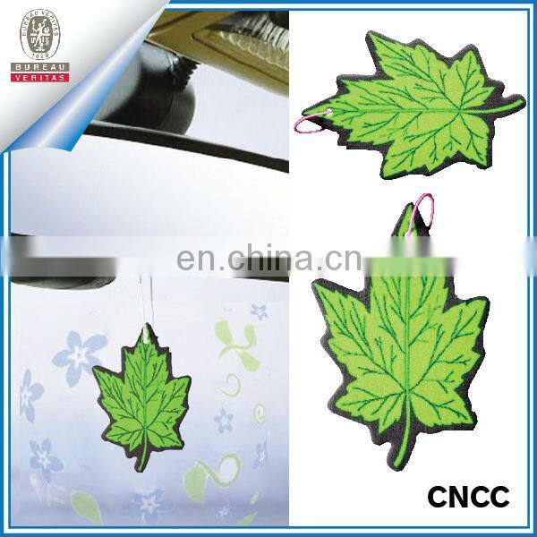 Paper car air freshener in different fragrance