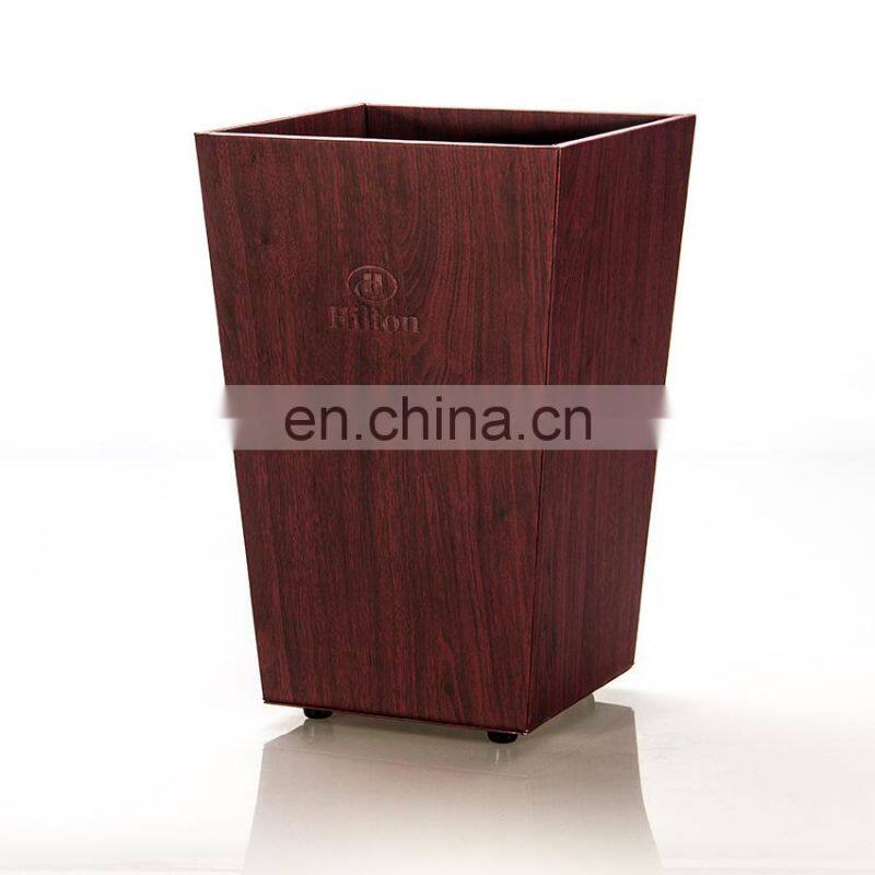New Latest Design Wholesale Price Leather Antique Waste Bin