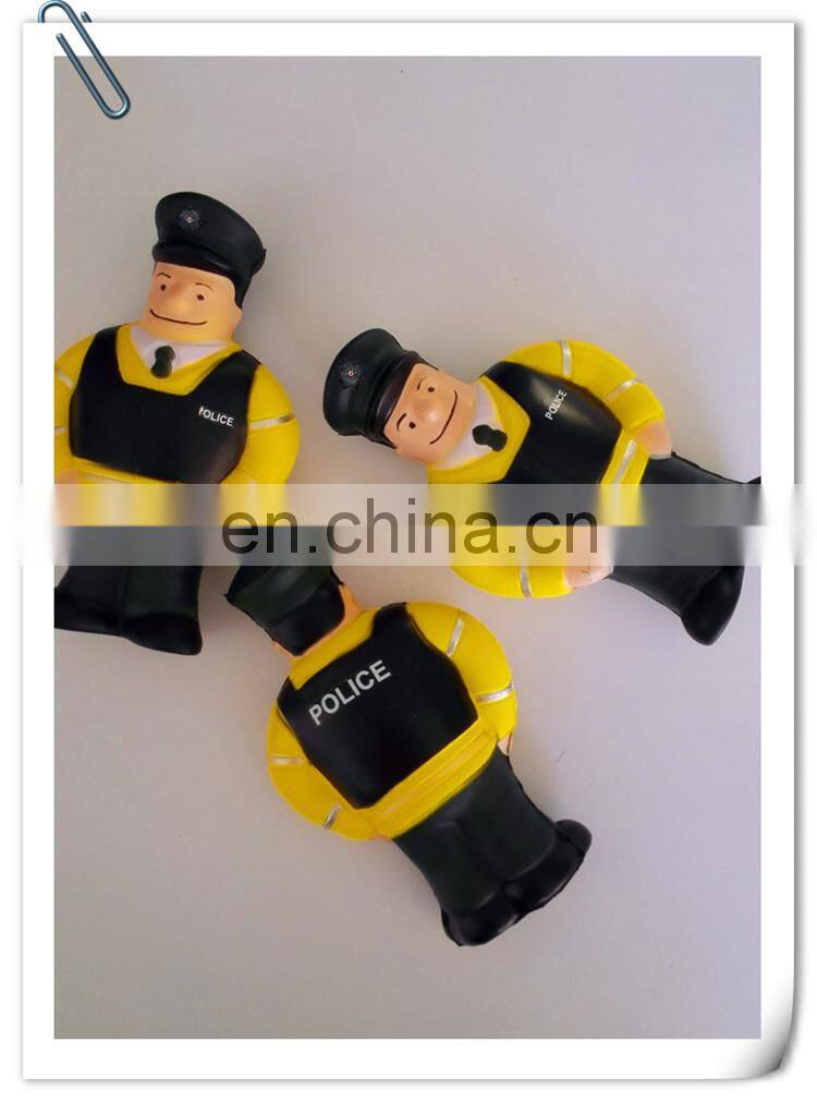 new hot sale high quality PU stress ball police funny toy/customed PU promotional gift