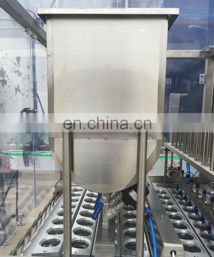 China single cup with fruit and juice filling machine