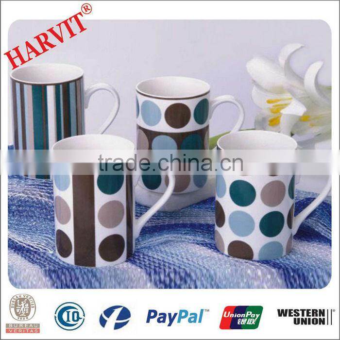 Round Decorative Coffee Mug Ceramic