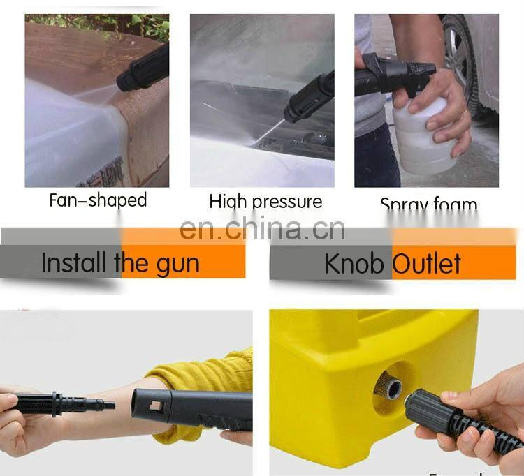 Household portable high pressure for car wash machine
