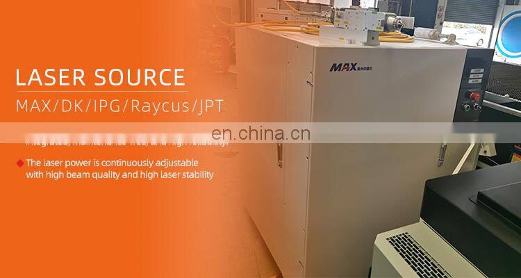 CE standard 2560 fiber laser cutting machine 6000w laser cutting sheet metal