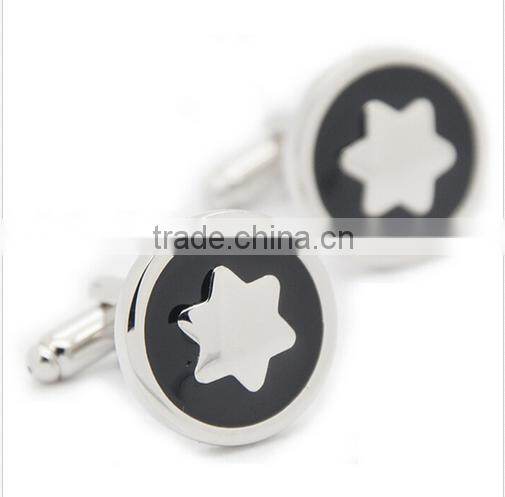 Silver Man Party Gift Gentleman Cytstal Hot Sell New Cufflinks Wedding Cuff Link