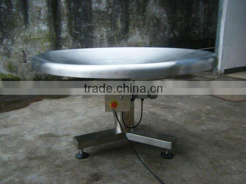 Automatic rotary table infeed machine for slice packaging machine