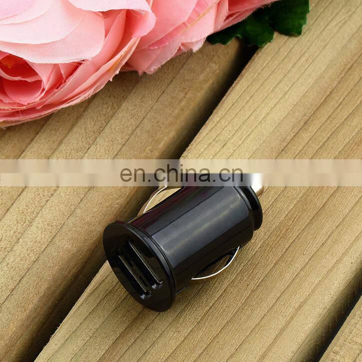 Power Dual Car Charger 2 Port USB Mini Bullet Universal Car Charger Adapter