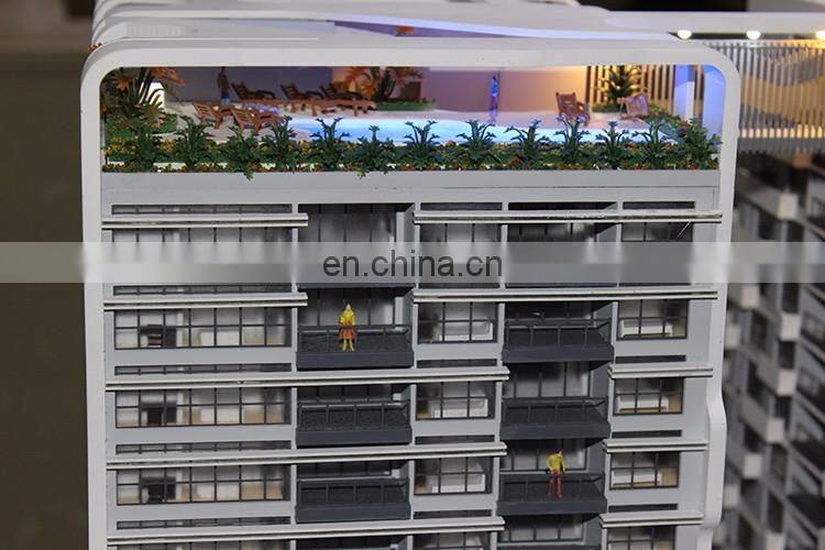 3d acrylic scale model with ho scale trees