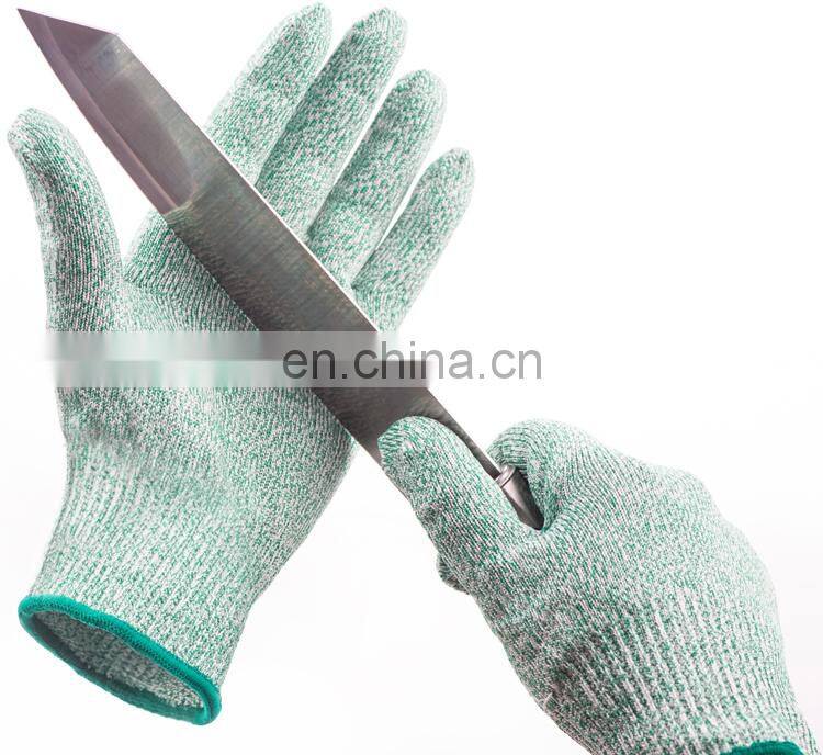 HY 13G Gants Level 5 Grade Cut Resistant Glove Abrasion Resistant Gloves Antiskid Anti Cut Latex Gloves