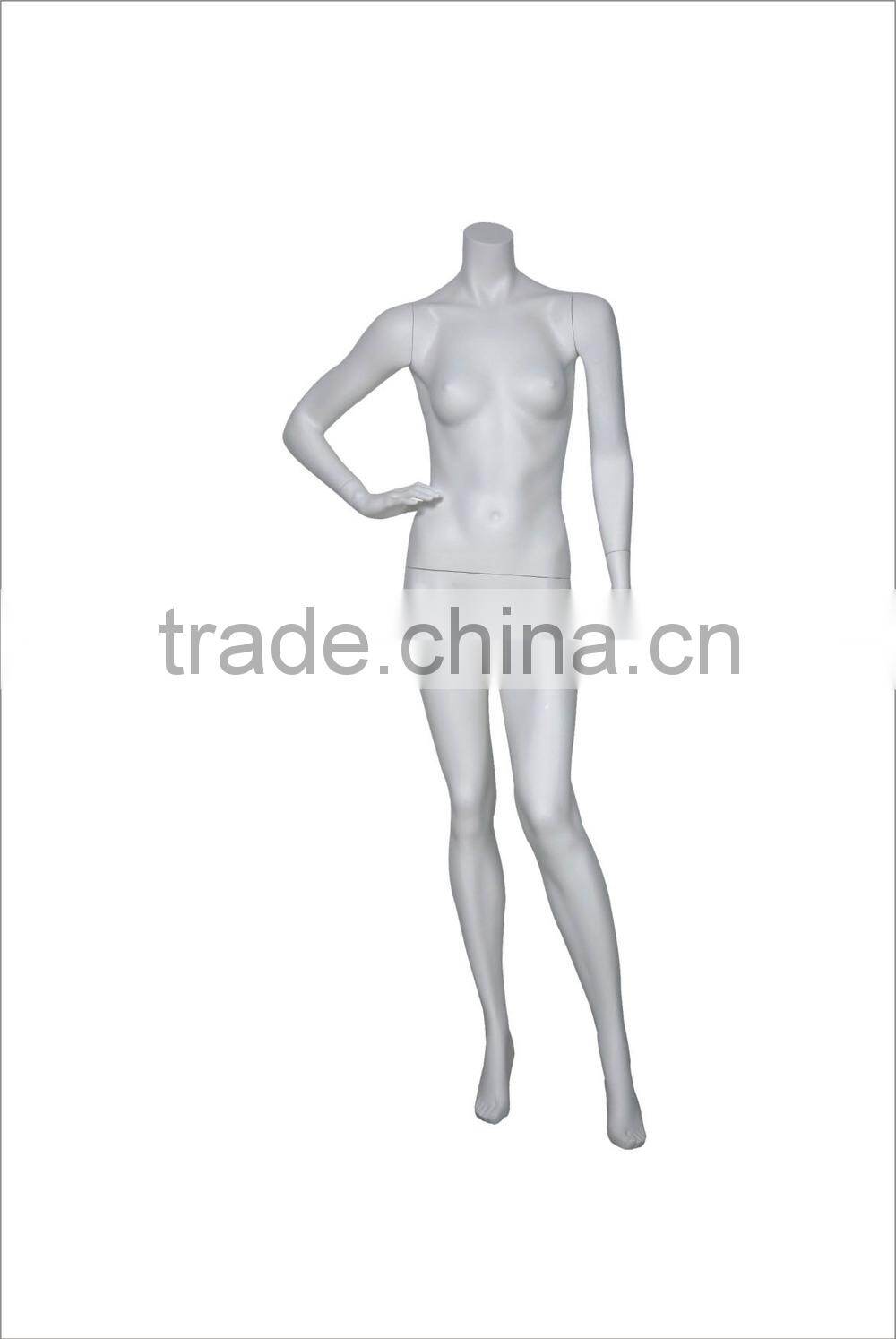 beautiful frp female headless mannequin