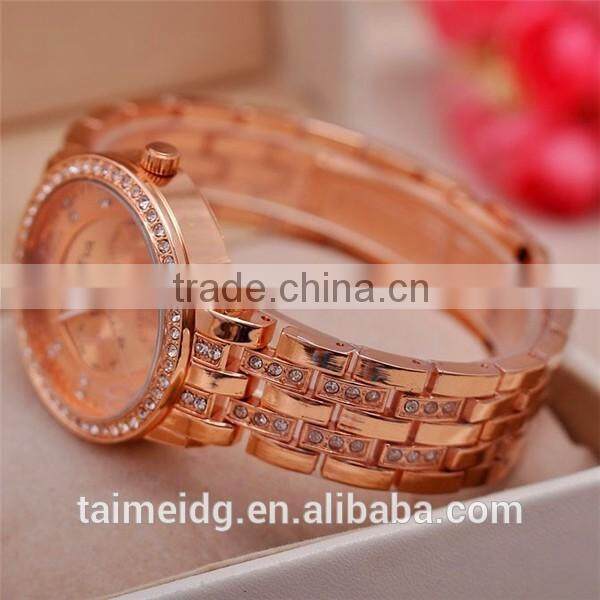 Alibaba wholesale rose gold lady watch date