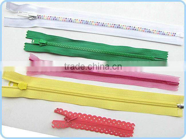 bright color open end waterproof nylon zipper