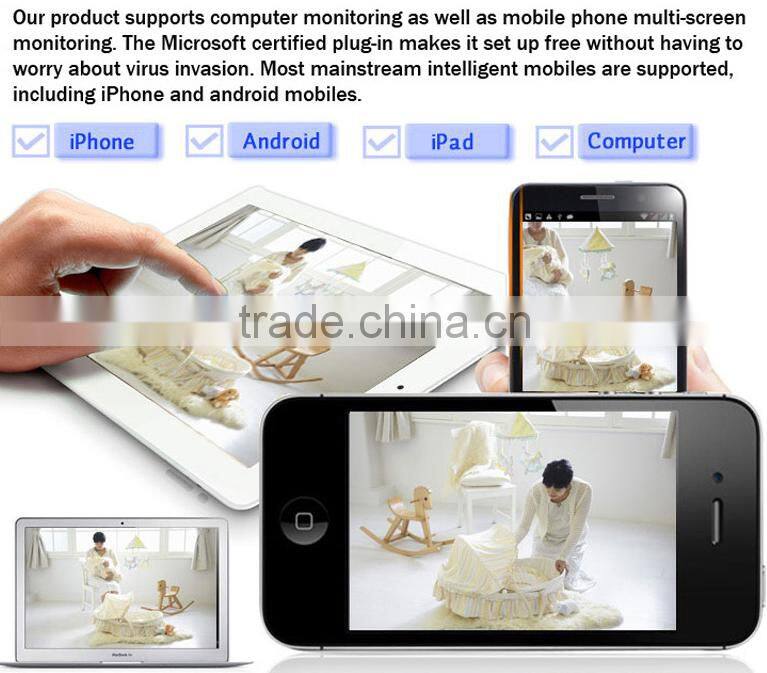 6pcs Array IR leds Onvif IP Dome Camera