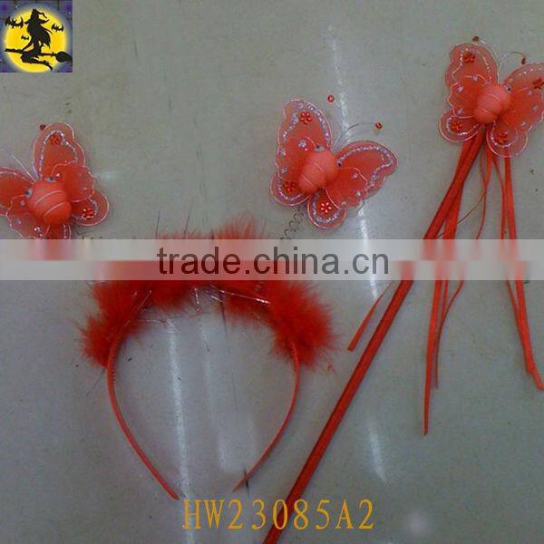 2013 New Fashion Pink Butterfly Headband