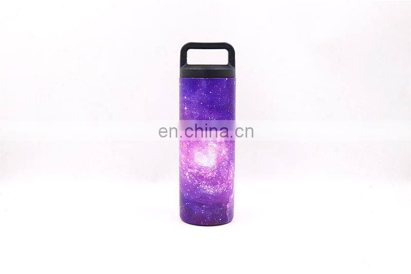 2019 Custom Logo 18oz Vacuum Flask Insulated Stainless Steel Water Bottle with lid