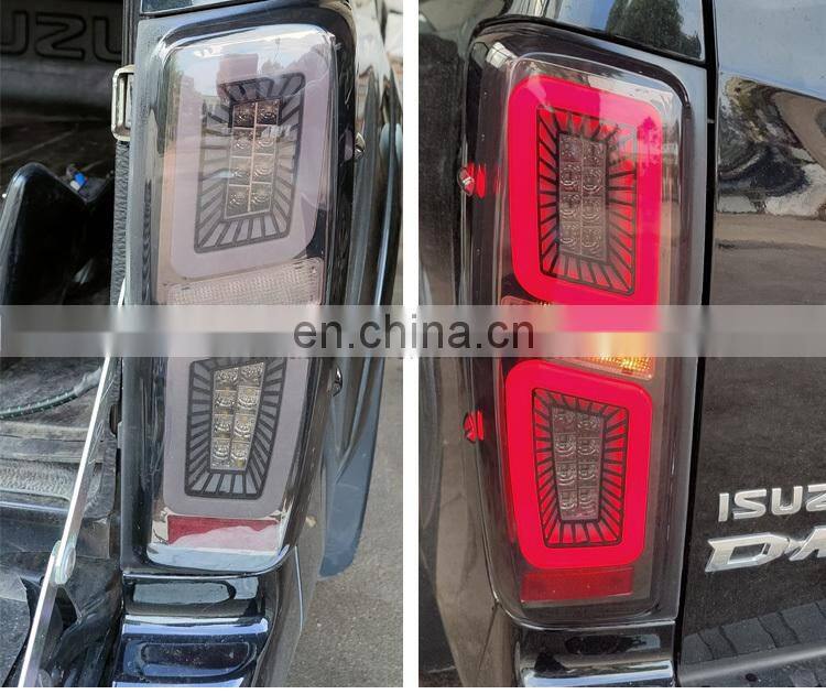 Exterior Rear Lamps For D-max Dmax 2020 Led Tail Rear Light Daytime Brake Reverse Light