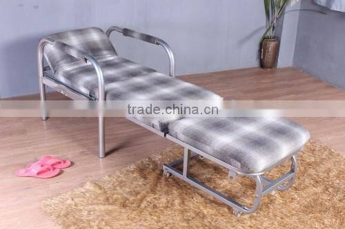 Hospital Extra Metal Folding Bed Chair