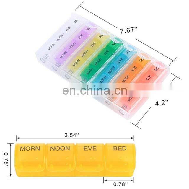 Custom 7days Daily Pill Organizer