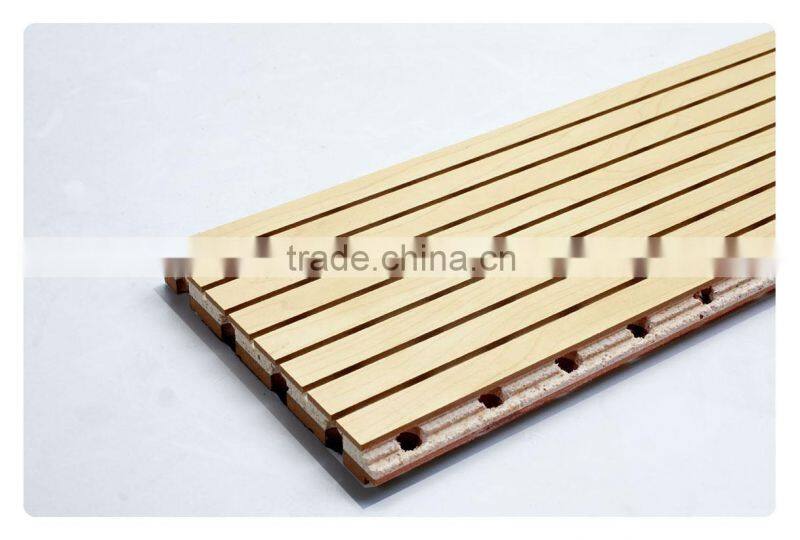 Soundproof mdf wall panel sound absorb wooden wall panel
