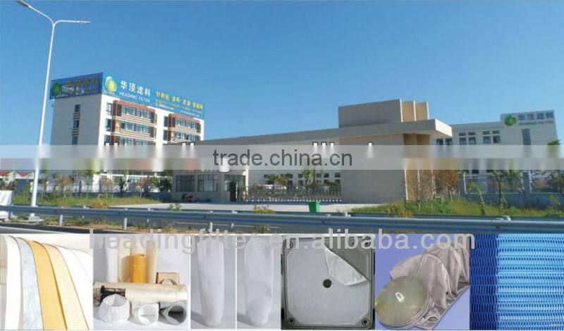 Huading Glassfiber nonwoven needle felt dust filter bag filter cloth