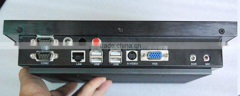 ODM 1G REM 10.4Inch Embedded all in One Fanless Mini PC Dual core touch screen Desktop Computer