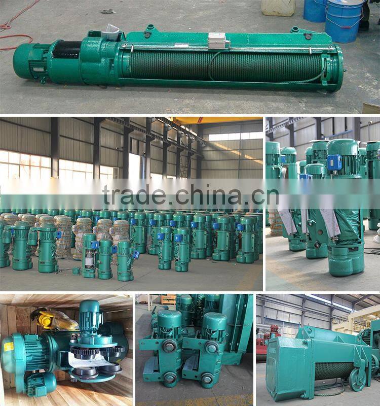 Light Lifting Equipment Electric Wire Rope Hoist Crane with Trade Assurance