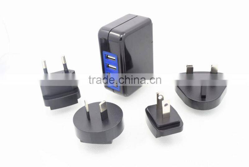4.8A 9.6A wall mount usb charger