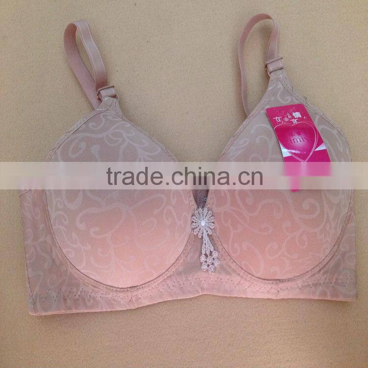0.93USD USD 36-42C Cup High Quality Adjustable Fashional Ladies Sexy Bra Without Rim Inside, Push Up Bra (gdwx177)