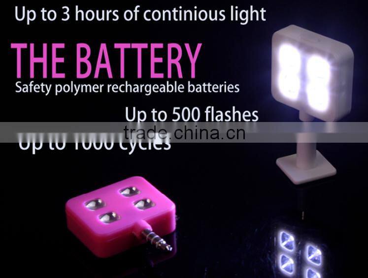 Selfie Stick Flash Led Light, No Bluetooth Camera Flash Monopod