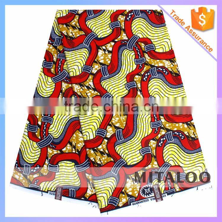 Mitaloo Nice Printed Wax Fabric Cotton Fabric Real Wax MH3025