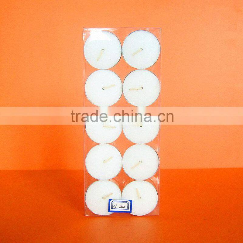 White Tea light Candle in PVC Box, 18pcs/box, Candle Factory, Walmart Vendor, Candle Factory, 10 Years Production Experience