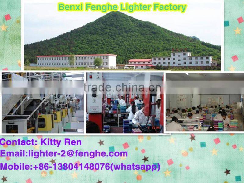 cigarette lighter fh-805 with metal gold and silver color